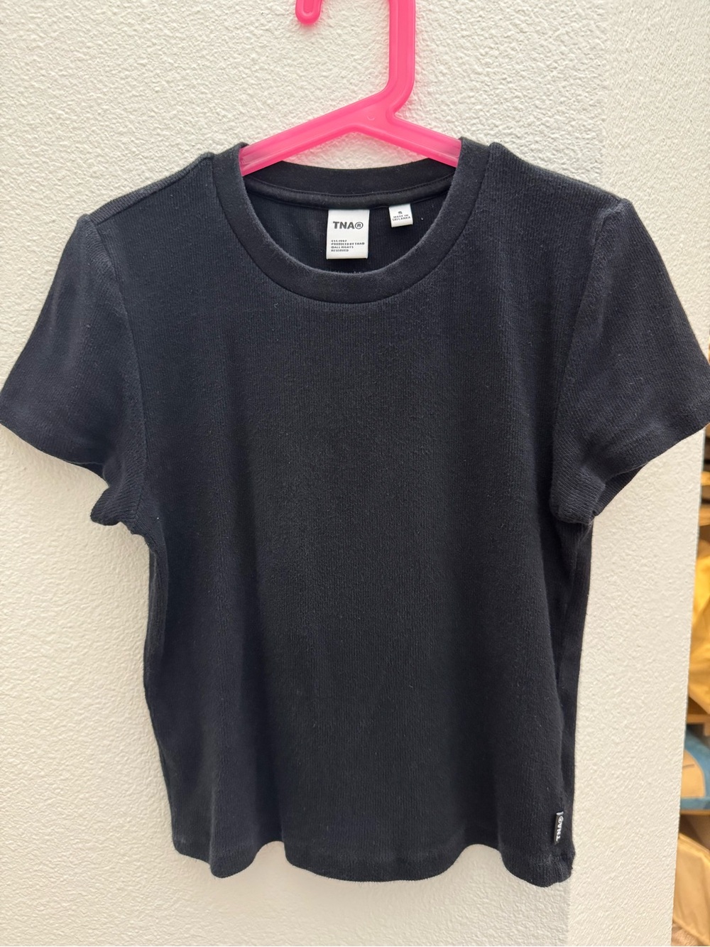 TNA Black Short Sleeve Crewneck Tee for Kids